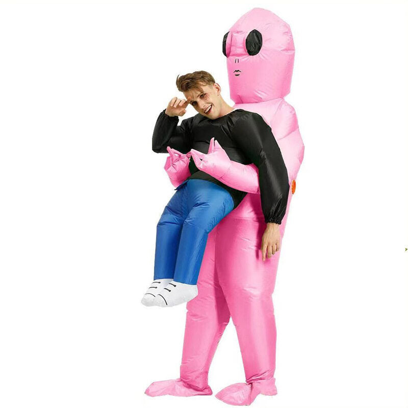 One-piece alien abduction suit