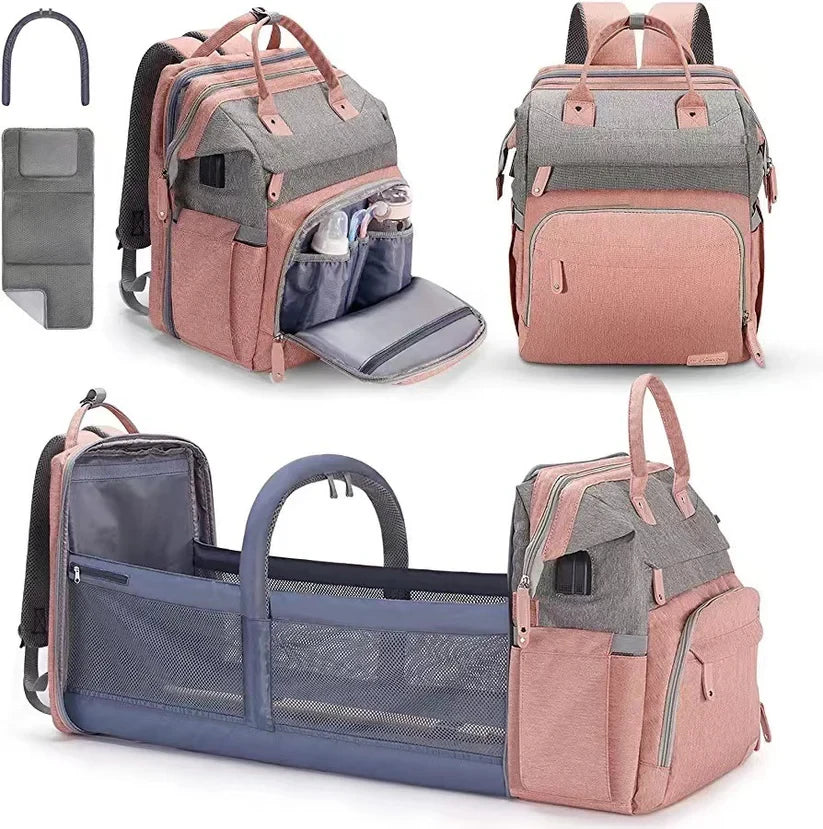 🔥Flash Sale! Ends Tonight⏰ Diaper Bag Backpack with Change Station
