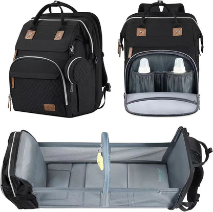 🔥Flash Sale! Ends Tonight⏰ Diaper Bag Backpack with Change Station