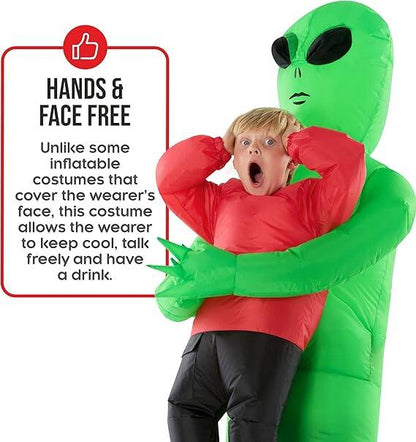One-piece alien abduction suit