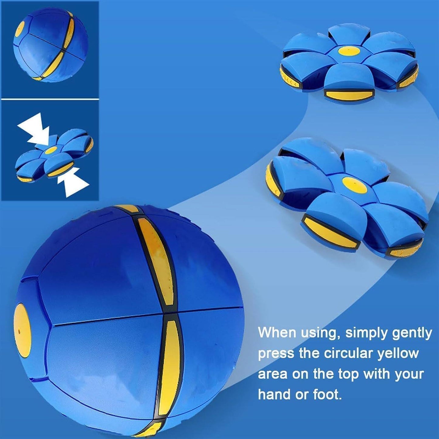 🔮Magic Transforming Ball - Bounces and Flies with Lights
