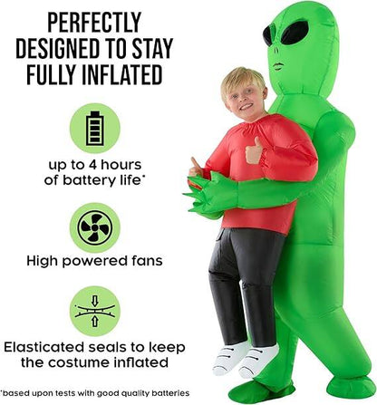 One-piece alien abduction suit