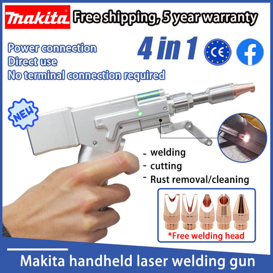 【SAVE 90%】🔫Makita 9000W 4-in-1 Innovative Portable Laser Welding Gun