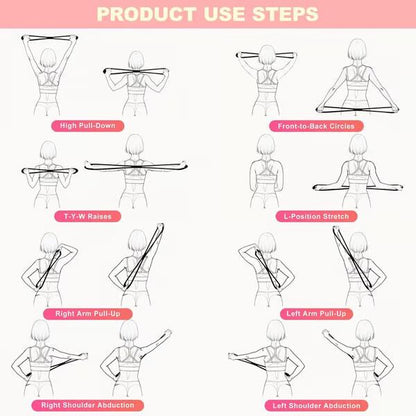 🏆Flash Sale⚡ 50K+ SOLD! Almost Gone-💥🔥Resistance Bands, Figure 8 Exercise Bands for Women Men