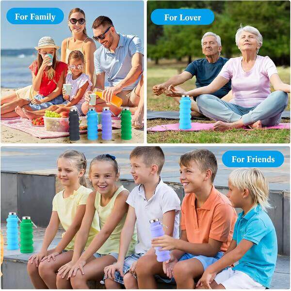 🏆Hot Sale🔥🔥Silicone foldable water bottle – Ideal for sports, travel & outdoor – Reusable & BPA-free