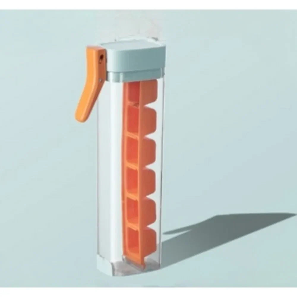 🧊One-handed press six-grid ice cube mold