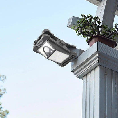 Solar Powered LED Outdoor Light Clip